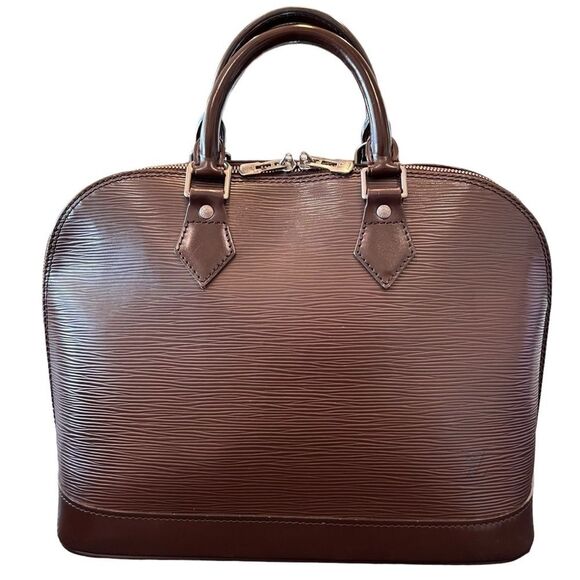 Louis Vuitton Handbags - Louis Vuitton Epi Brown Alma PM